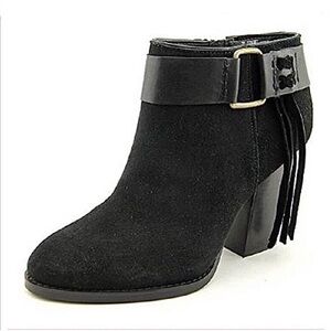 Kensie Massey Tassel Suede Booties